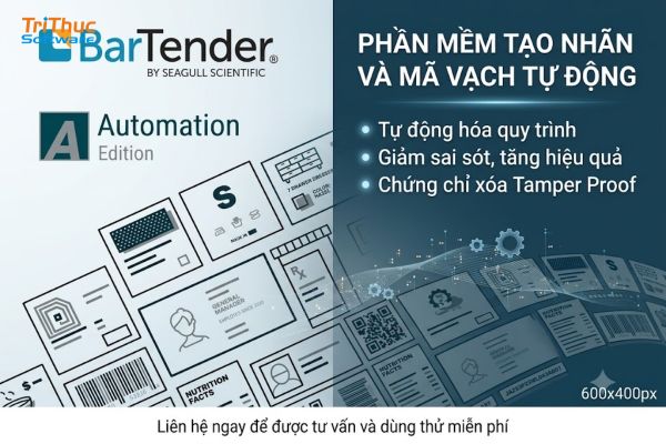 Mua phần mềm BarTender Automation Edition chính hãng 2026