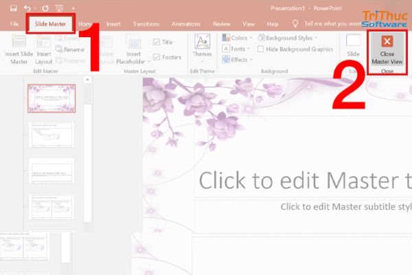 Cách tạo khung viền cho PowerPoint