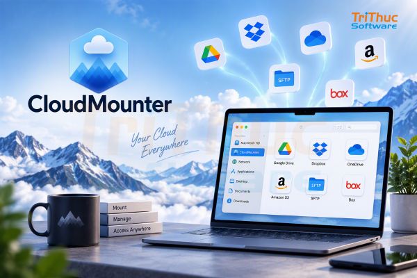 Phần mềm CloudMounter 2026: Download, tải, cài đặt và mua bản quyền