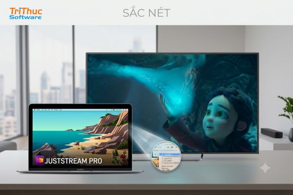 Phần mềm JustStream Pro cho Mac: Cách cài đặt và giá mua 2026