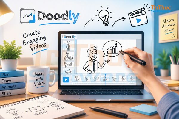 Phần mềm Doodly là gì? Tính năng, cách sử dụng và giá mua 2026