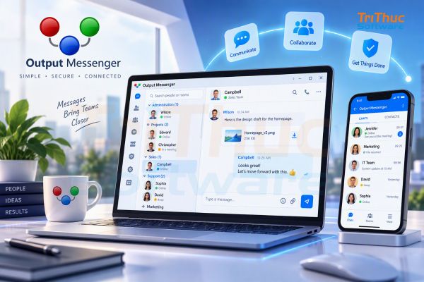 Phần mềm Output Messenger là gì? Ứng dụng và giá bản quyền 2026