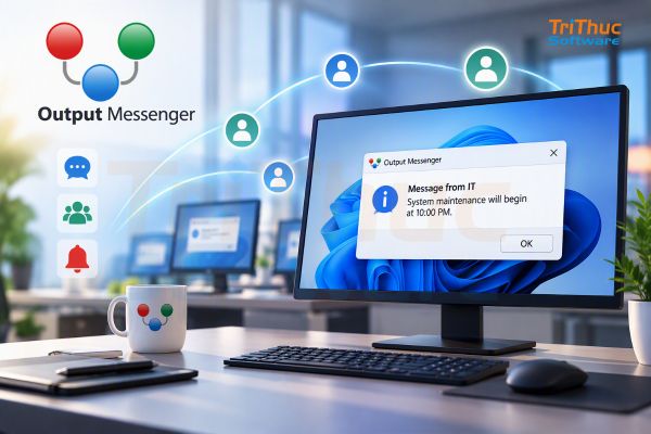 Phần mềm Output Messenger là gì? Ứng dụng và giá bản quyền 2026
