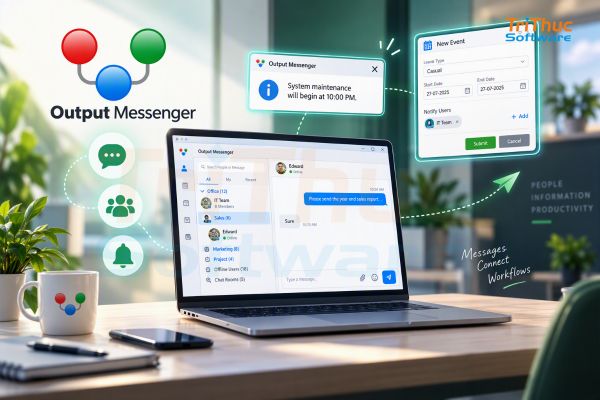 Phần mềm Output Messenger là gì? Ứng dụng và giá bản quyền 2026