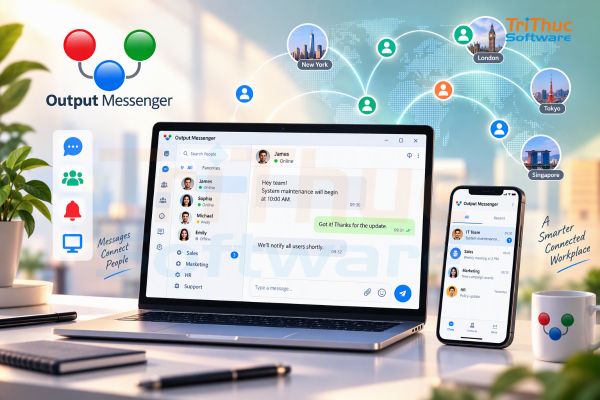 Phần mềm Output Messenger là gì? Ứng dụng và giá bản quyền 2026