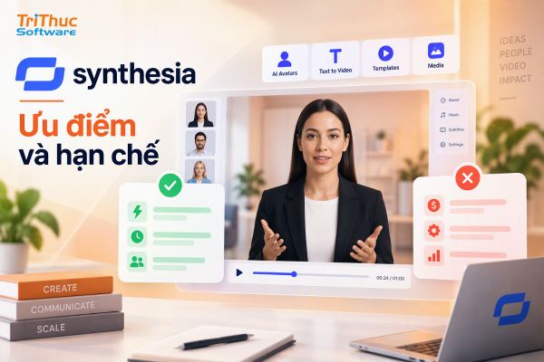 Phần mềm Synthesia AI: Tính năng, cách dùng và bảng giá