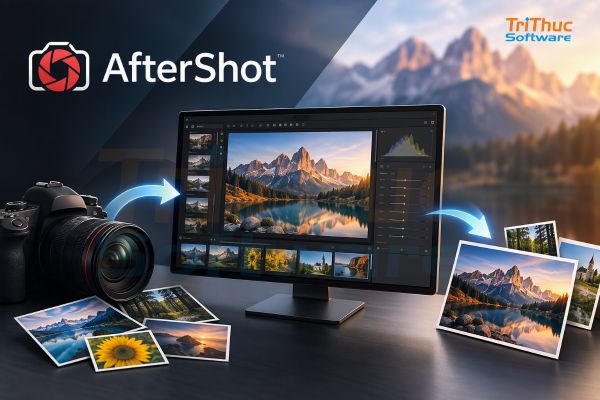 Phần mềm AfterShot là gì? Tính năng, ứng dụng và mua giá tốt 2026