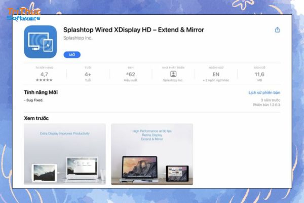 Splashtop Wired XDisplay là gì