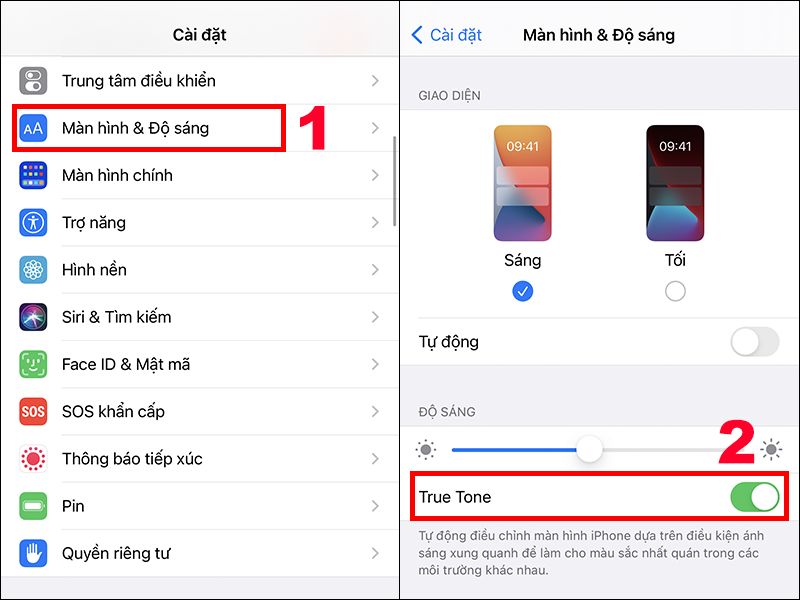 True Tone Là Gì? Cách Bật/Tắt True Tone Trên Apple