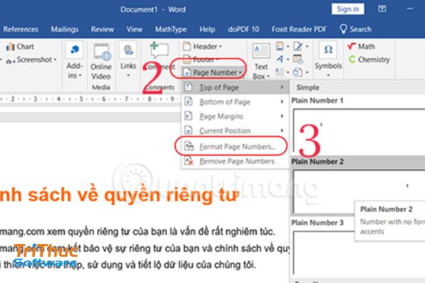 Cách Đánh Số Trang Bỏ Trang Đầu Trong Word Đơn Giản
