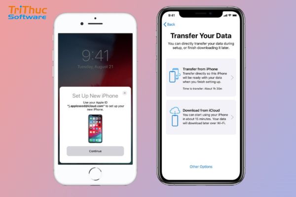 cách chuyển dữ liệu iPhone