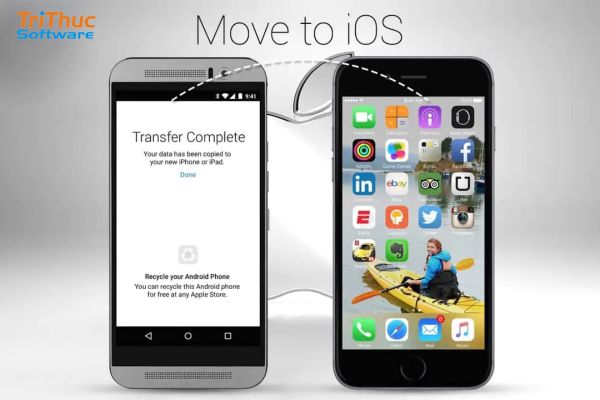 cách chuyển dữ liệu iPhone