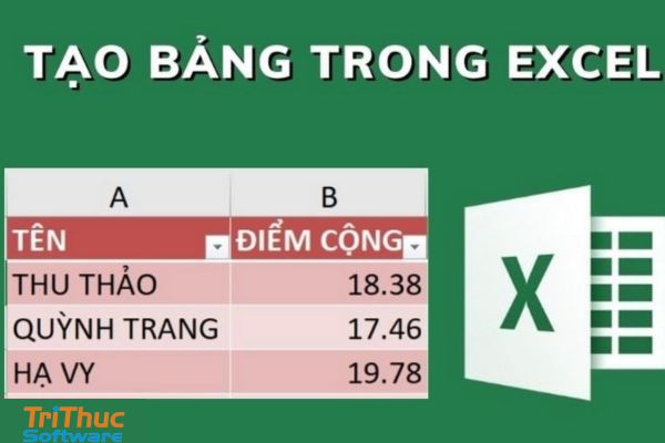 Hướng Dẫn Cách Tạo Bảng Trong Excel Đơn Giản