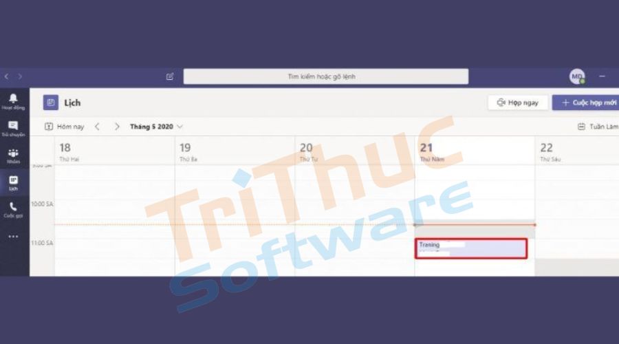 Cách Tạo Cuộc Họp Trên Microsoft Team Chi Tiết