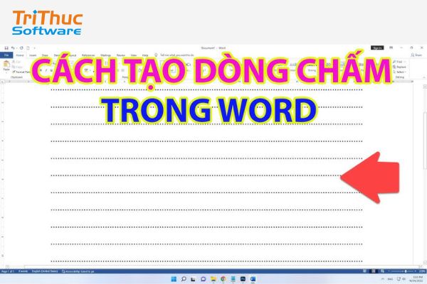 cách tạo dấu chấm trong word