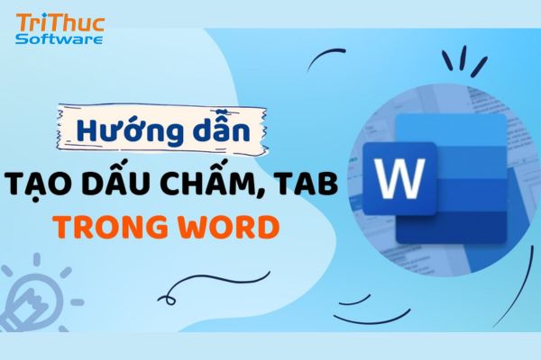 cách tạo dấu chấm trong word