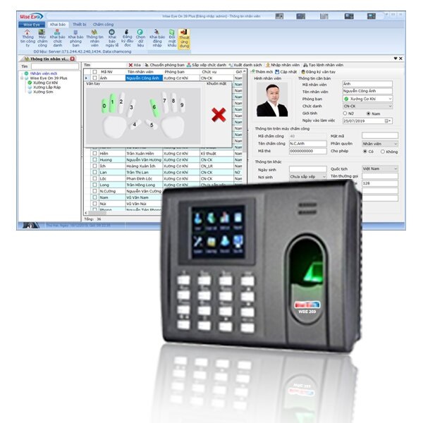 Hướng Dẫn Sử Dụng Phần Mềm Chấm Công Wise Eye Hiệu Quả