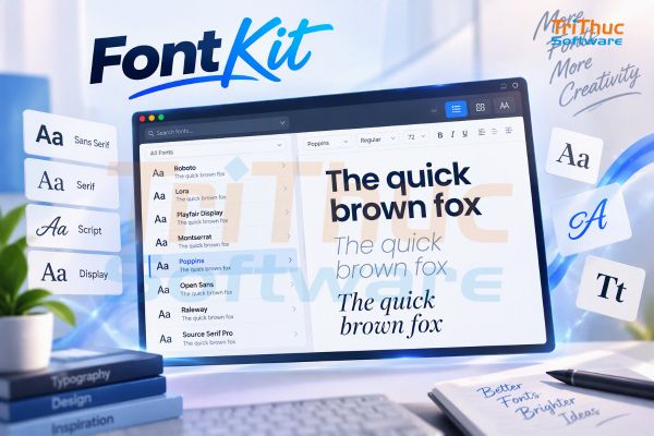 Phần mềm Font Kit là gì? Tính năng, cách sử dụng và mua 2026