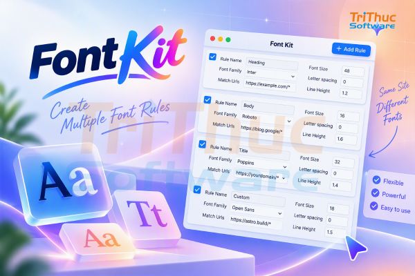 Phần mềm Font Kit là gì? Tính năng, cách sử dụng và mua 2026