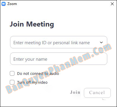 hướng dẫn sử dụng Zoom Meeting