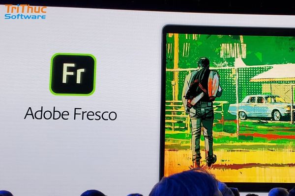 Adobe Fresco vẽ minh họa kỹ thuật số với công nghệ Live Brushes mô phỏng chất liệu thật