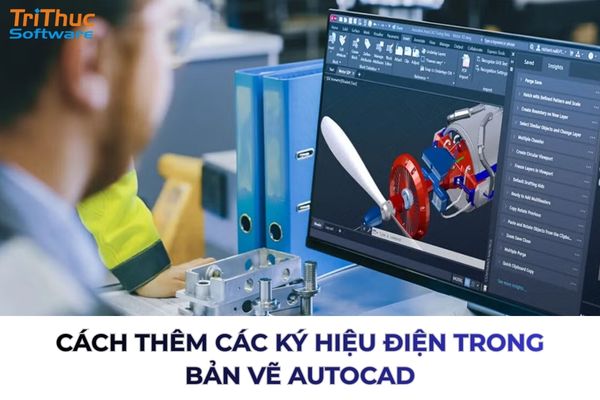 Hướng dẫn cách thêm các ký hiệu điện trong bản vẽ AutoCAD