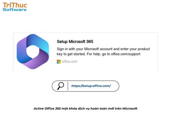 Truy cập link để active Office 365