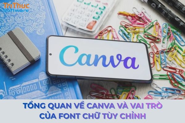 Giới thiệu tính năng và thư viện font chữ Canva