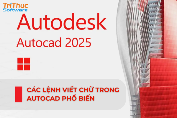 Có ba lệnh viết chữ phổ biến trong AutoCAD