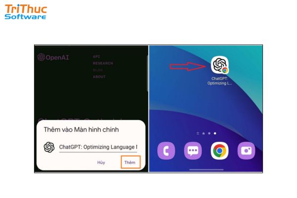 Cài ChatGPT trên điện thoại Android