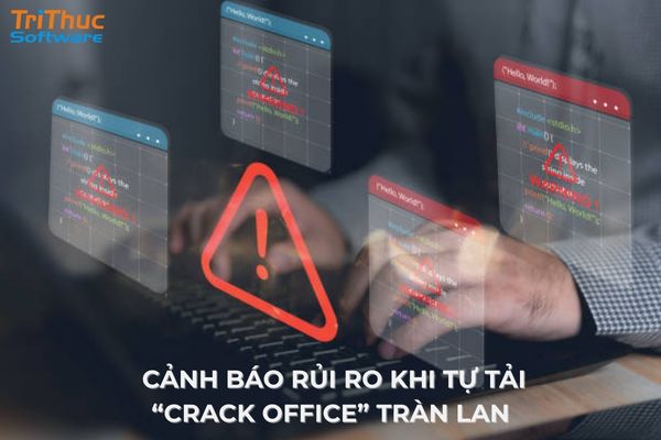 Không nên tự ý tải các bản “Crack Office”