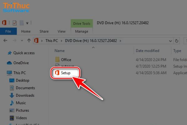 Giải nén file và cài đặt