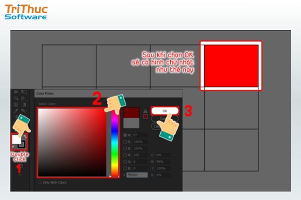 Điều chỉnh các thuộc tính như Weight, Cap và Corner