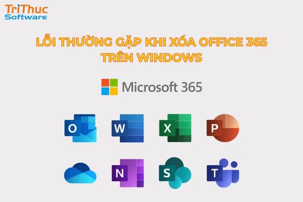 Một số vấn đề thường gặp khi xóa Office 365 trên Win 11
